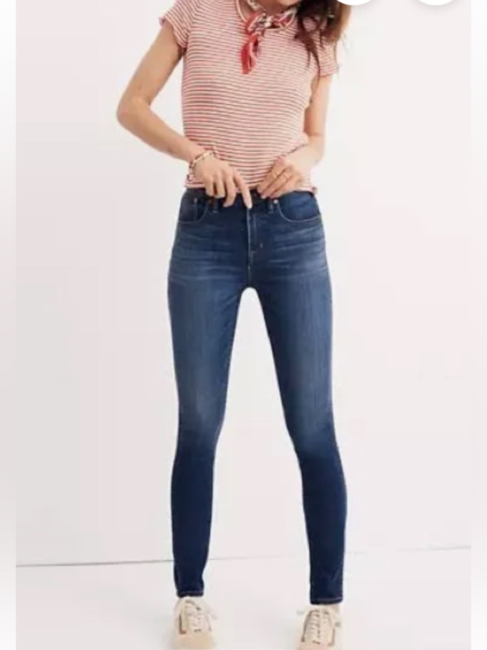 Madewell Women's 10” High-Rise Skinny Jeans. Size 29 Petite.